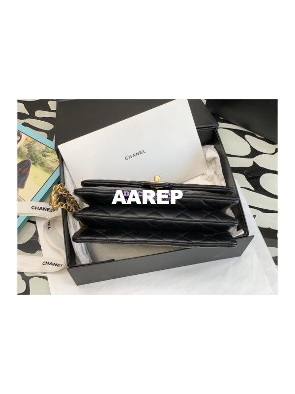 Replica Chanel Flap Bag Lambskin AS3609 Black 5