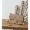 Replica Chanel Mini Flap Bag in Lambskin with Love Charms AS3457 Black 2