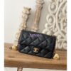 Replica Chanel Mini Flap Bag in Lambskin with Love Charms AS3457 White 2