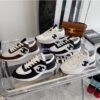 Replica Chanel Suede Calfskin & Nylon Sneakers G37122 Brown 2
