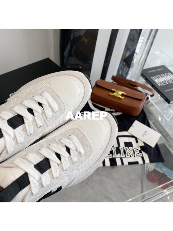Replica Chanel Suede Calfskin & Nylon Sneakers G37122 Ivory 6