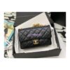 Replica Chanel Mini Flap Bag Tweed Houndstooth AS3648 Black White 2