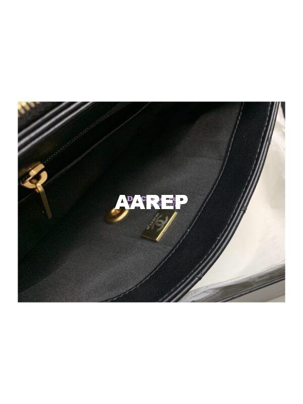Replica Chanel Small Flap Bag Lambskin AS3393 Black 7