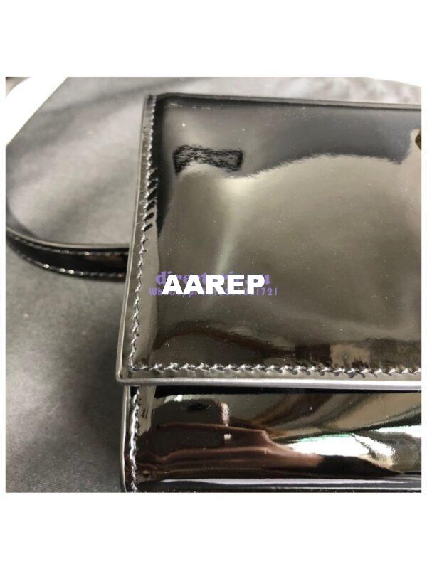 Replica Saint Laurent YSL Kate Belt Bag In Patent Leather 534395 Black 5