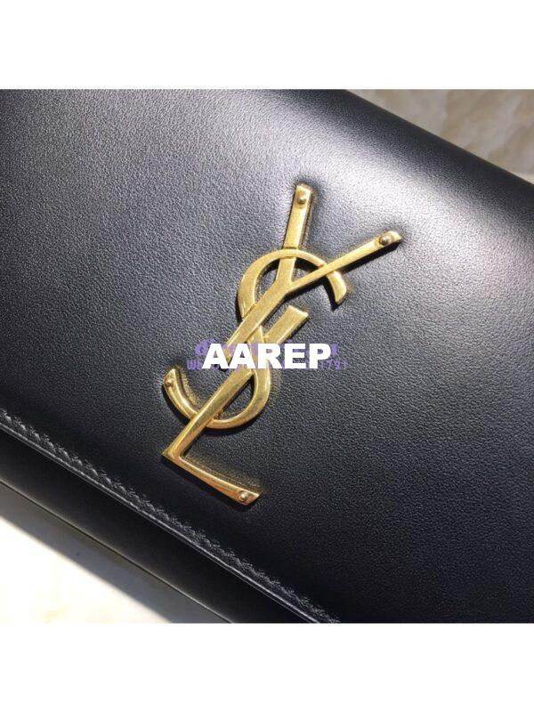 Replica Saint Laurent YSL Kate Belt Bag In Smooth Leather 534395 Black 5