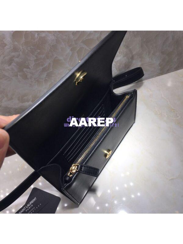 Replica Saint Laurent YSL Kate Belt Bag In Smooth Leather 534395 Black 6