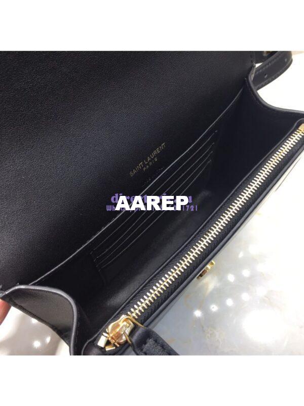 Replica Saint Laurent YSL Kate Belt Bag In Smooth Leather 534395 Black 9