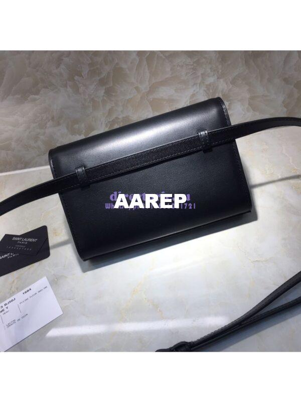 Replica Saint Laurent YSL Kate Belt Bag In Smooth Leather 534395 Black 10