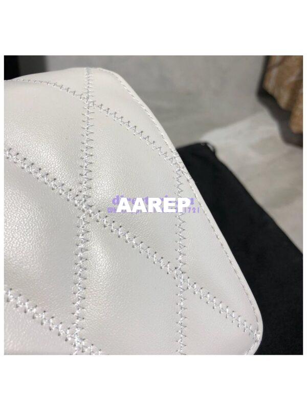 Replica Saint Laurent YSL Angie Chain Bag In Diamond-quilted Lambskin 568906 Blanc 6
