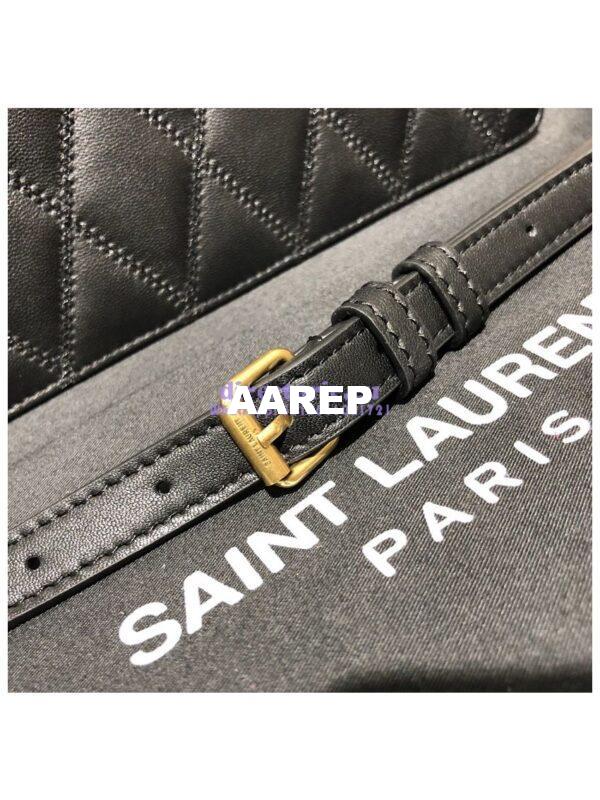 Replica Saint Laurent YSL Angie Chain Bag In Diamond-quilted Lambskin 568906 Black 8