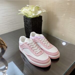 Replica Chanel Trainer Fabric Sneakers G37488 Pink 2