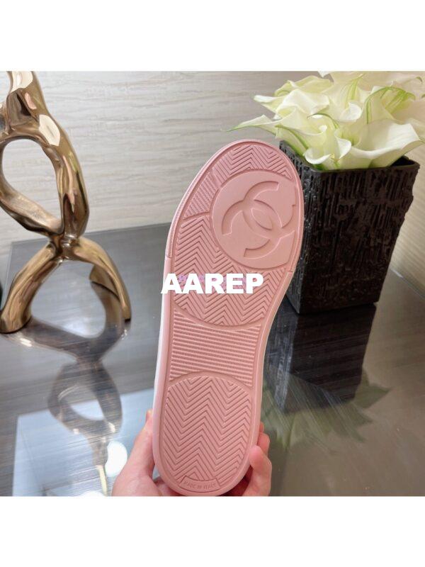 Replica Chanel Trainer Fabric Sneakers G37488 Pink 8