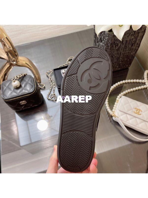 Replica Chanel Trainer Fabric Sneakers G37488 Black 8