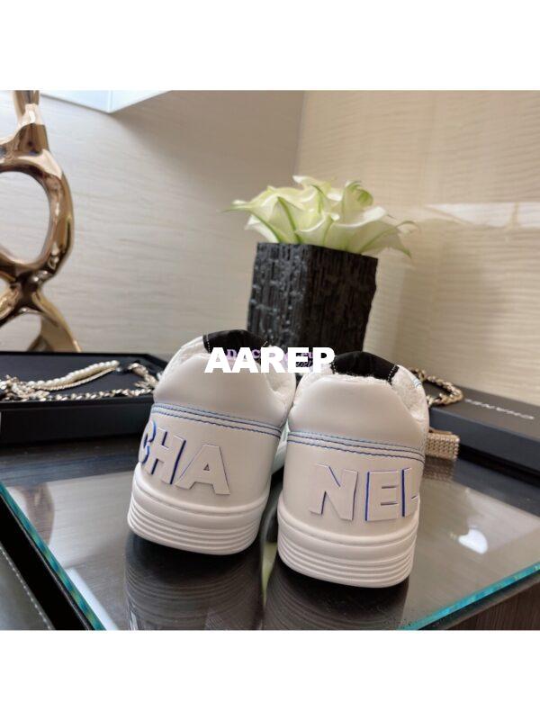 Replica Chanel Trainers Calfskin Sneakers G35934 Bi-Colour Blue 4