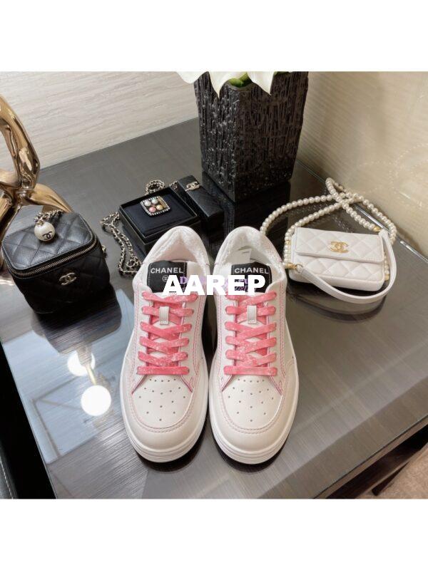 Replica Chanel Trainers Calfskin Sneakers G35934 Bi-Colour Pink