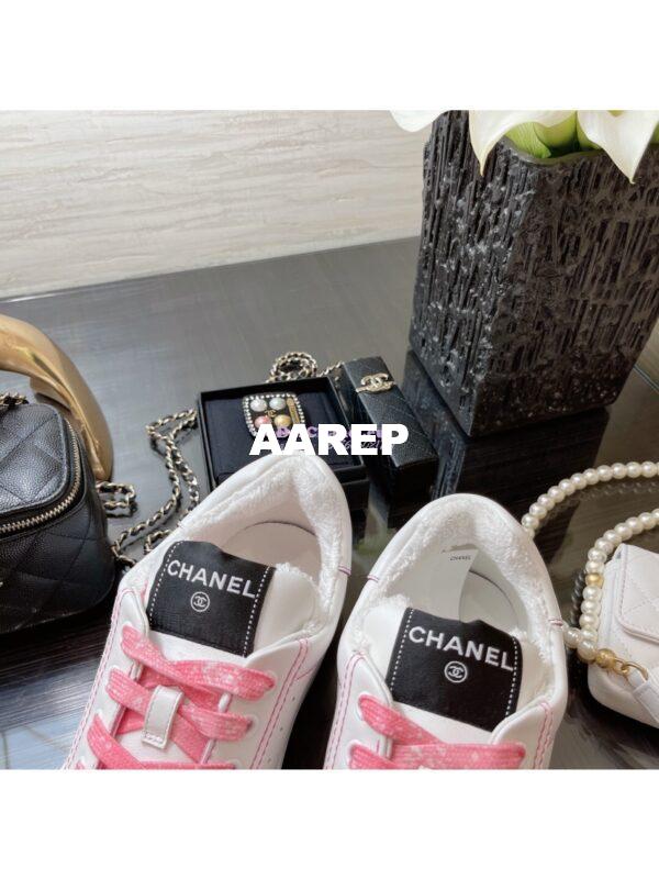 Replica Chanel Trainers Calfskin Sneakers G35934 Bi-Colour Pink 6