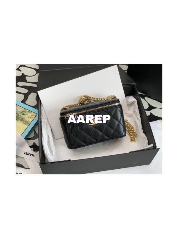 Replica Chanel 22K Vanity Bag Lambskin AP3044 Black