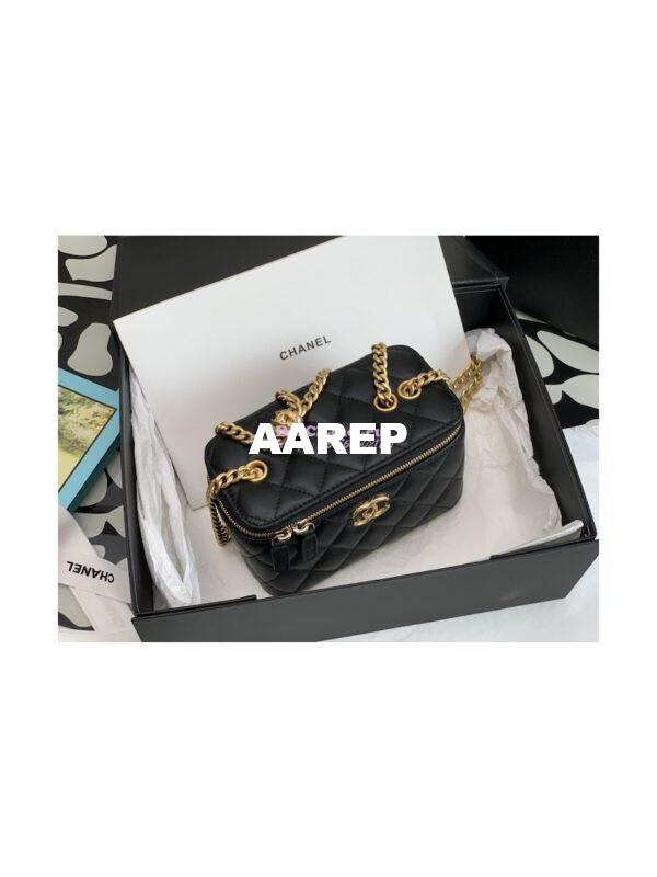 Replica Chanel 22K Vanity Bag Lambskin AP3044 Black 2