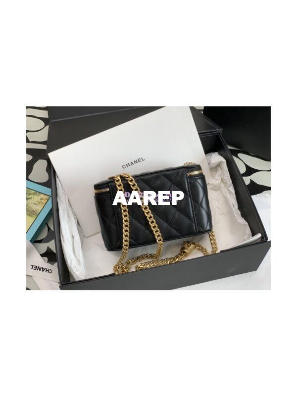 Replica Chanel 22K Vanity Bag Lambskin AP3044 Black 9