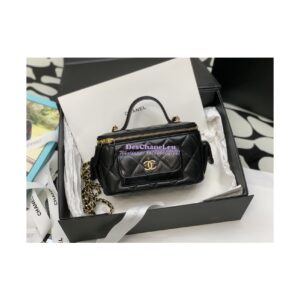Replica Chanel Lambskin Vanity With Chain AP3017 Black