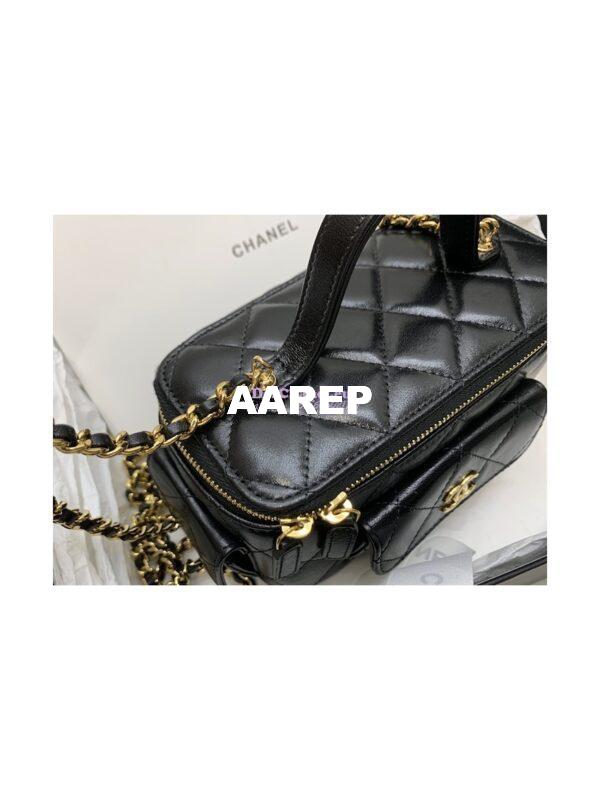 Replica Chanel Lambskin Vanity With Chain AP3017 Black 3