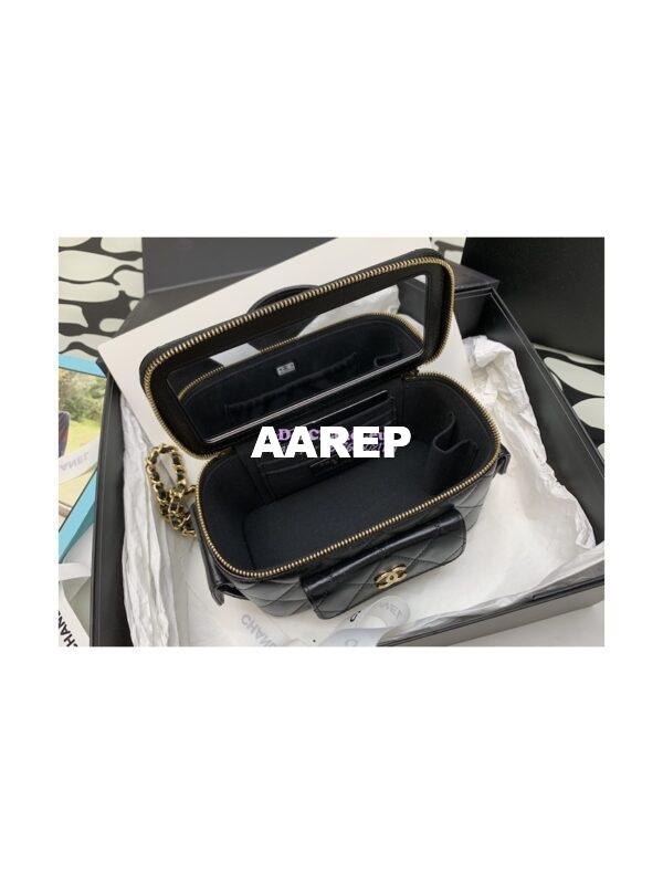 Replica Chanel Lambskin Vanity With Chain AP3017 Black 7