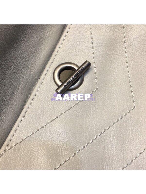 Replica Saint Laurent YSL Small Nolita Bag In Vintage Leather White 9