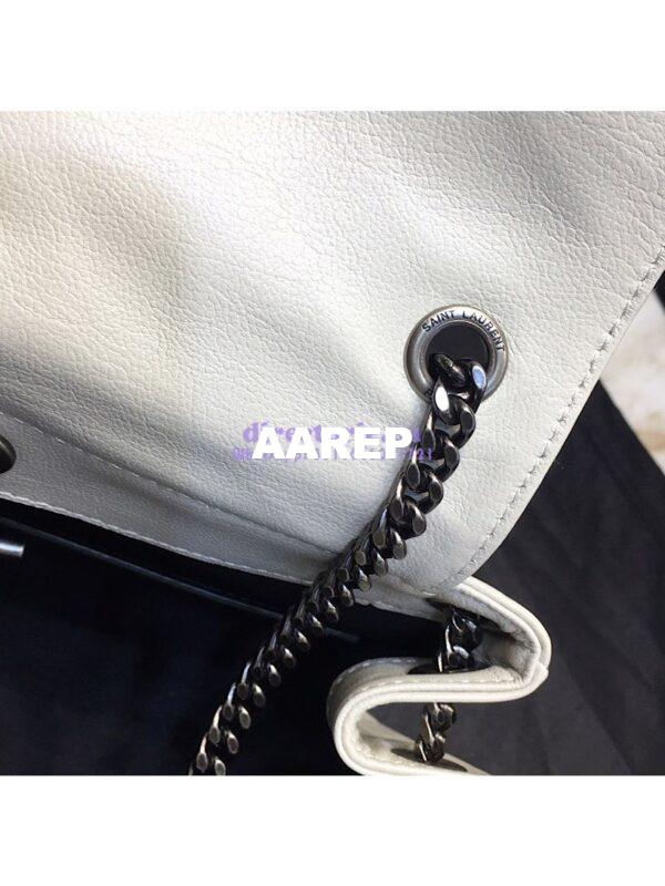 Replica Saint Laurent YSL Small Nolita Bag In Vintage Leather White 12