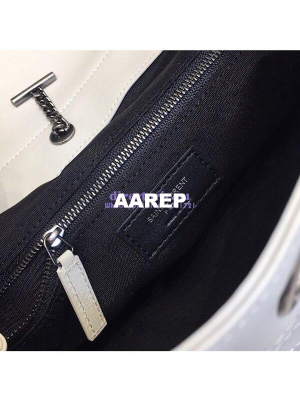 Replica Saint Laurent YSL Medium Nolita Bag In Vintage Leather White 10