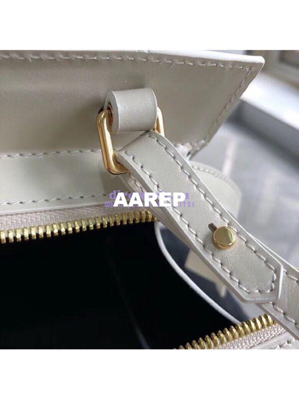 Replica Saint Laurent YSL Uptown Small Tote In Shiny Smooth Leather 561203 Blanc 7