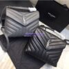 Replica Saint Laurent YSL Uptown Small Tote In Shiny Smooth Leather 561203 Black
