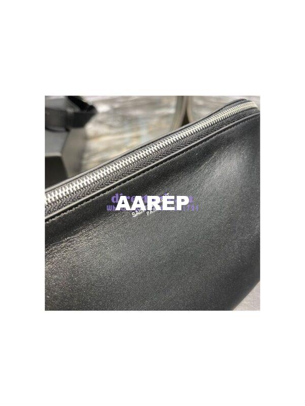 Replica YSL Saint Laurent Classic Belt Bag In Soft Black Leather 6