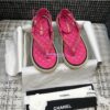 Replica Chanel Lambskin White Sandals G36921