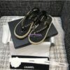 Replica Chanel Lambskin Turquiose Sandals G36921 2