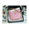 Replica Chanel 22 Handbag Shiny Calfskin & Silver Metal AS3260 AS3261 Khaki 2