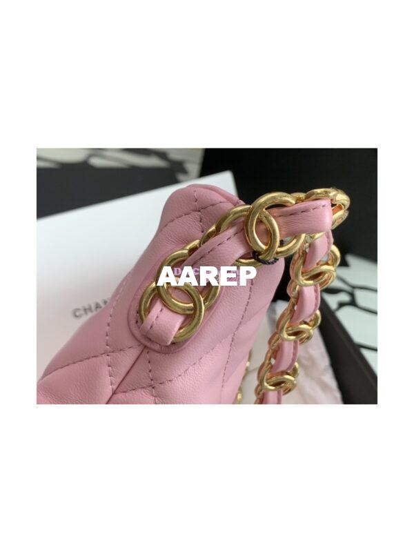 Replica Chanel Lambskin Hobo Handbag AS3562 Pink 4