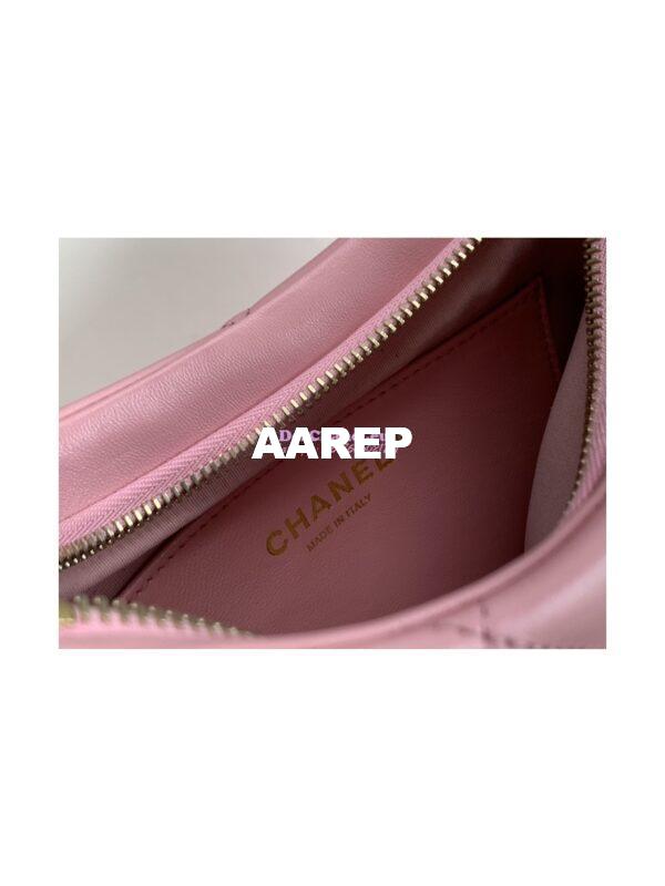 Replica Chanel Lambskin Hobo Handbag AS3562 Pink 7