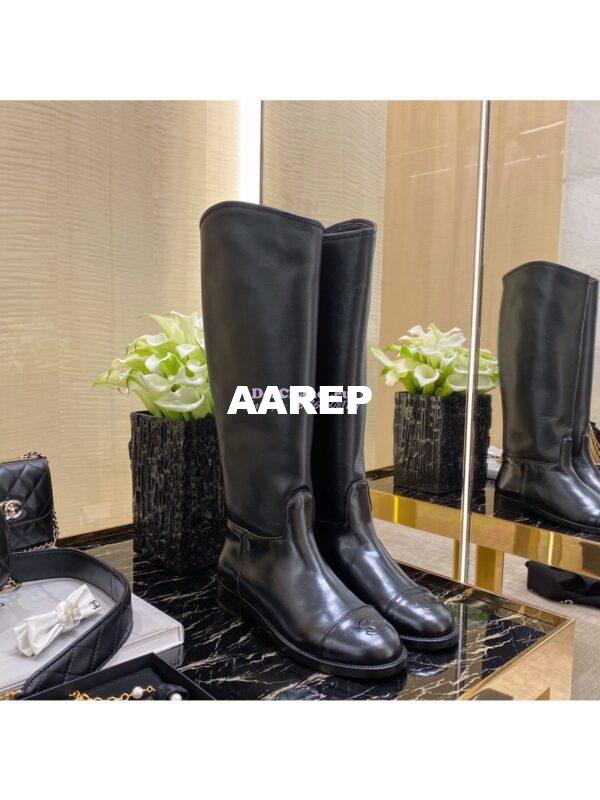 Replica Chanel Calfskin Long Boots G35099