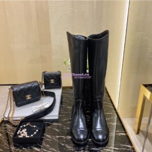 Replica Chanel Calfskin Long Boots G35099 2