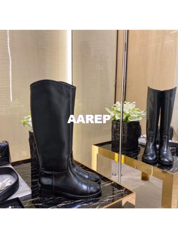 Replica Chanel Calfskin Long Boots G35099 4