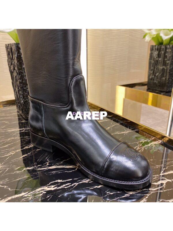 Replica Chanel Calfskin Long Boots G35099 7