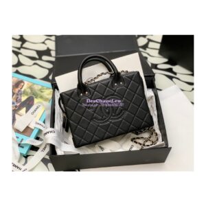 Replica Chanel Vanity Case in Calfskin AS3345 Black (Limited Edition)