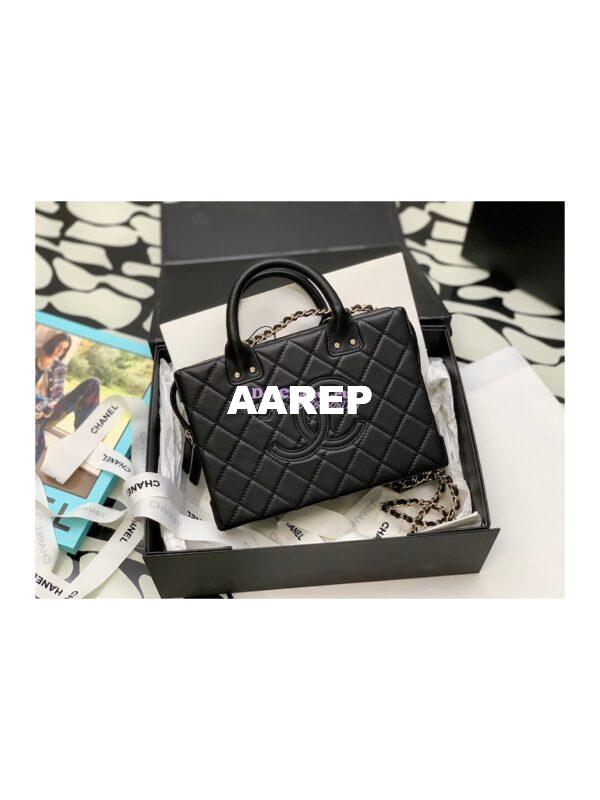Replica Chanel Vanity Case in Calfskin AS3345 Black (Limited Edition)