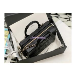 Replica Chanel Vanity Case in Calfskin AS3345 Black (Limited Edition) 2