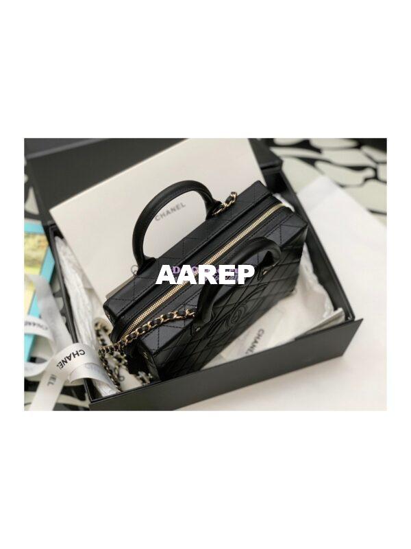 Replica Chanel Vanity Case in Calfskin AS3345 Black (Limited Edition) 2