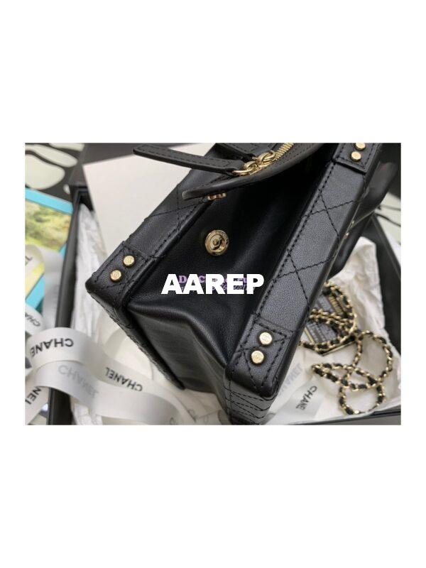 Replica Chanel Vanity Case in Calfskin AS3345 Black (Limited Edition) 5