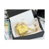 Replica Chanel Small Vanity With Chain in Lambskin AP2931 Yellow