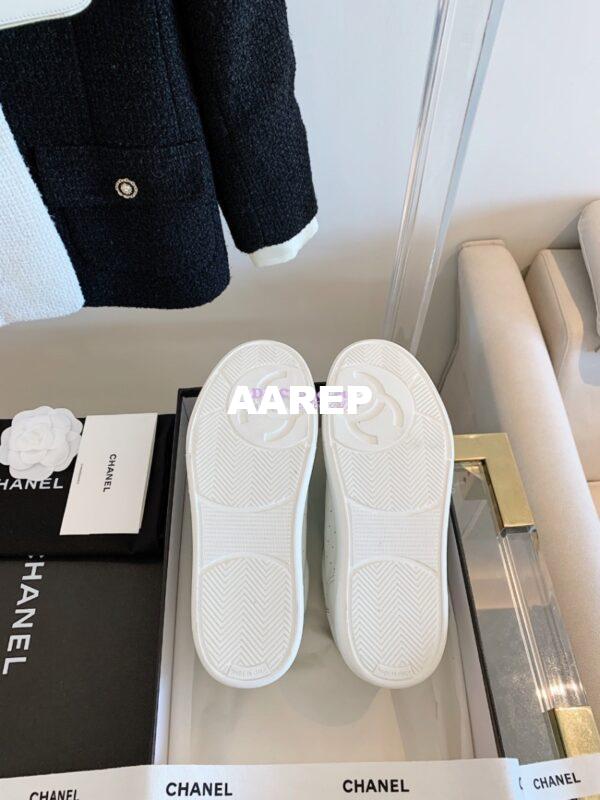 Replica Chanel Trainers Calfskin Sneakers white G36295 9