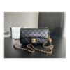 Replica Chanel Small Vanity With Chain in Lambskin AP2931 Black