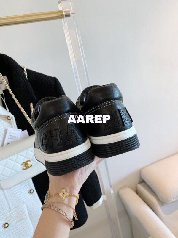 Replica Chanel Trainers Calfskin Sneakers G36295 Black 10